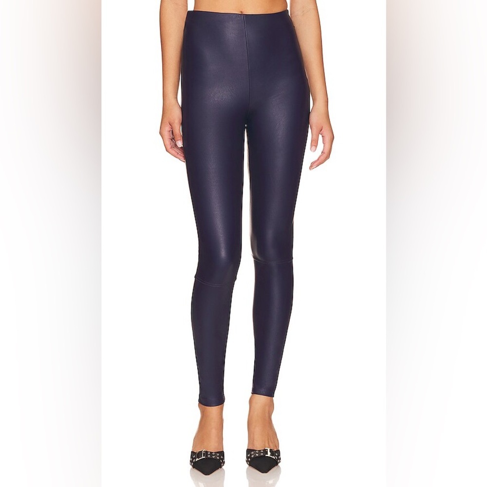 good American Better Than Leather Legging xs ink blue faux